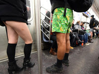 No Pants Subway Ride - 2015