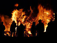 В ночь на 1-е мая в Европе полыхнет большим огнем Вальпургиева ночь