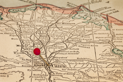 И снова массовые беспорядки в Египте - Map of Cairo, Egypt