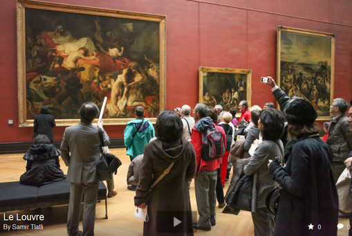 Основной целью карманников в Париже стали китайцы - Le Louvre (photo Samir Tlatli, Flickr)